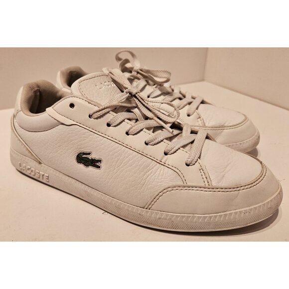 Lacoste Shoes - Women's Lacoste Graduate Cap Sneaker Full White US Size 6